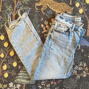 DAZE Women’s Straight Leg Jeans - Light Blue